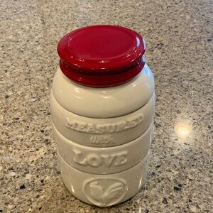 Measuring Cups Stacking Features Rooster Measured With Love Ceramic